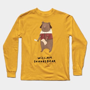 William Shakesbear Long Sleeve T-Shirt